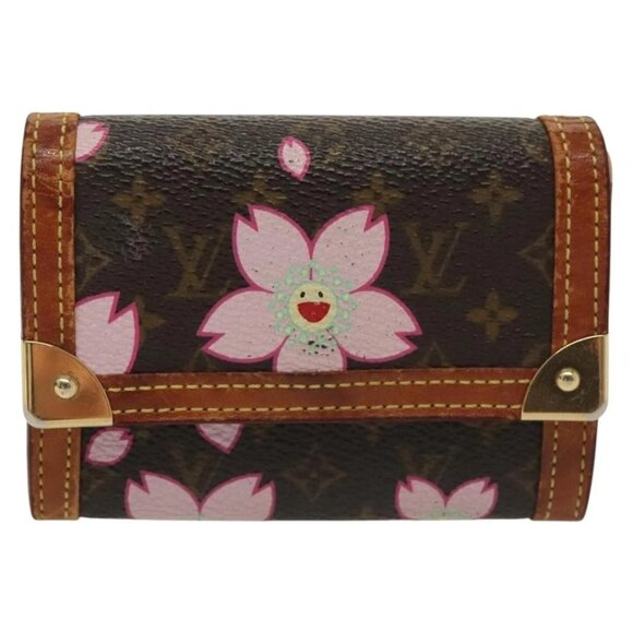 LOUIS VUITTON Monogram Multicolor Porte Monnaie Plat Purse - Picture 1 of 16